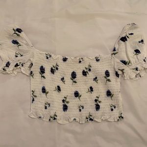Pacsun floral crop top